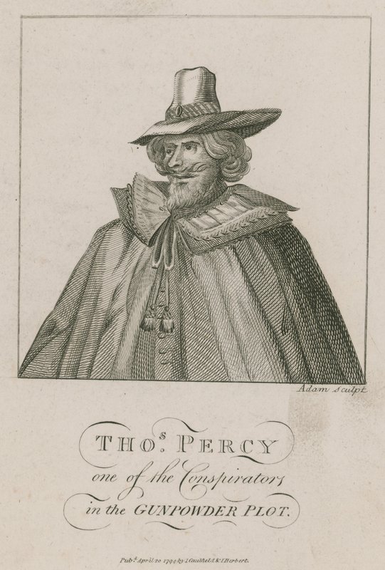 火薬の陰謀者の一人、トーマス・パーシー 作： 英語学校
