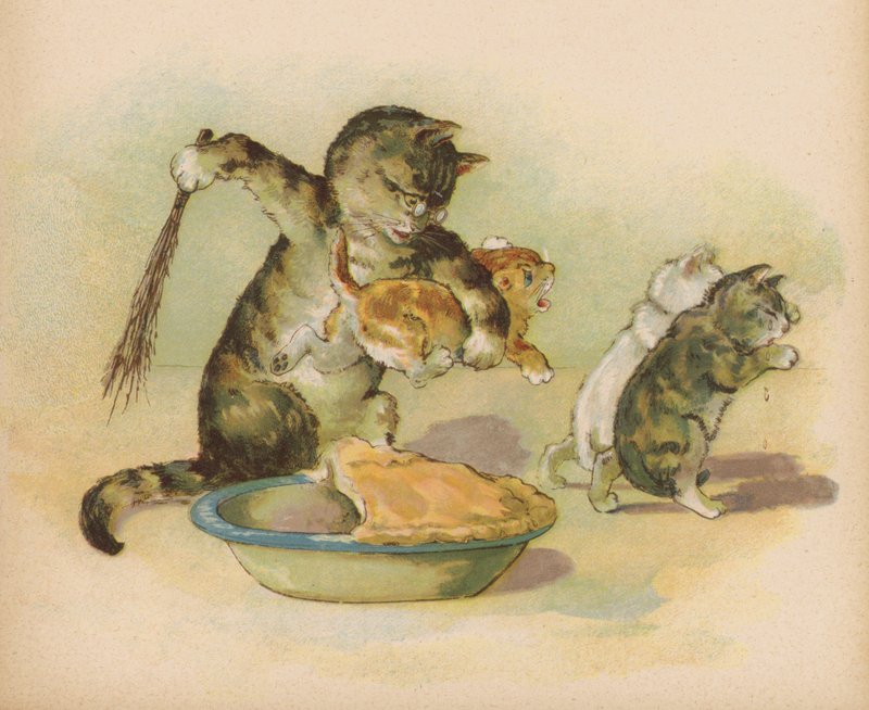 ミトンをなくした三匹の子猫 (クロモリソ) 作： 英語学校