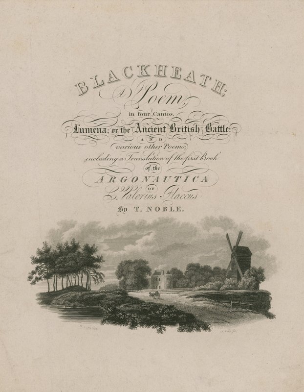 Blackheathのタイトルページ 作： 英語学校