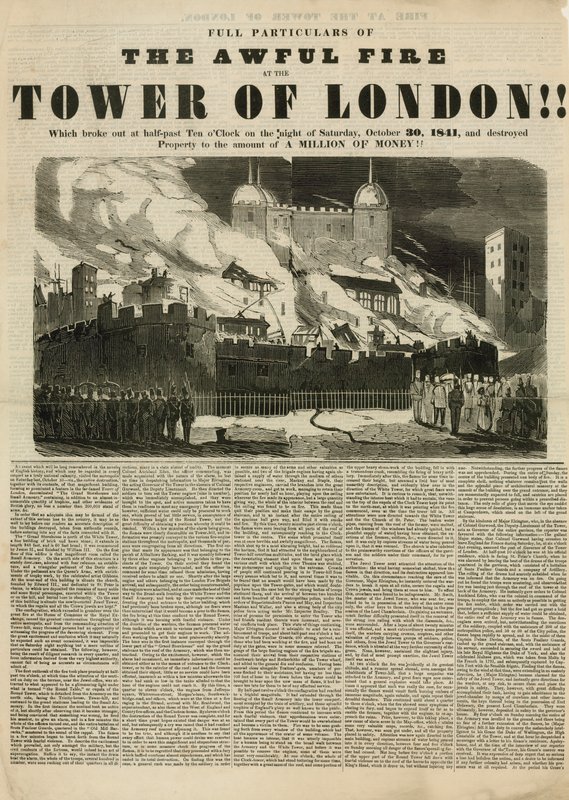 ロンドン火の塔、1841 作： 英語学校