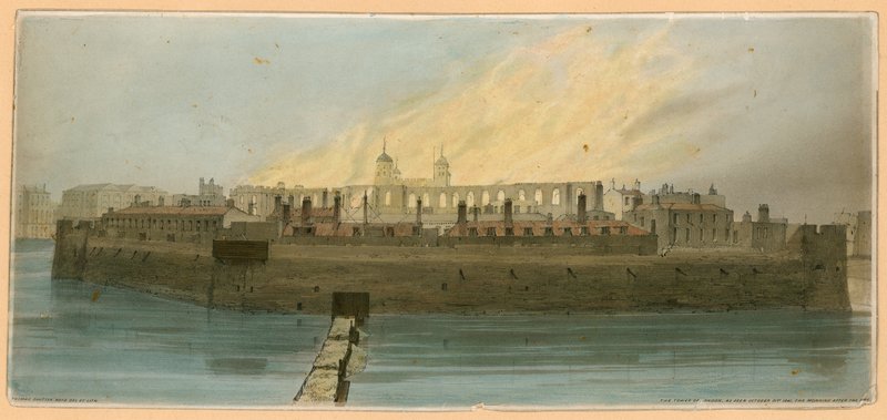ロンドン火の塔、1841 作： 英語学校
