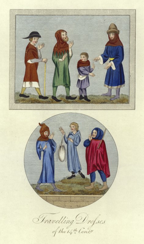 14世紀の旅行ドレス 作： 英語学校