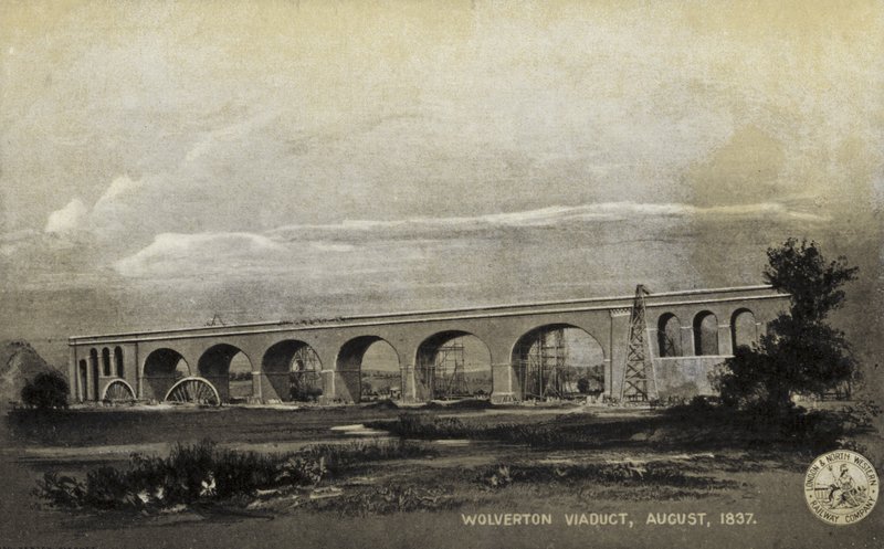 ウォルバートン高架橋、1837年8月 作： 英語学校