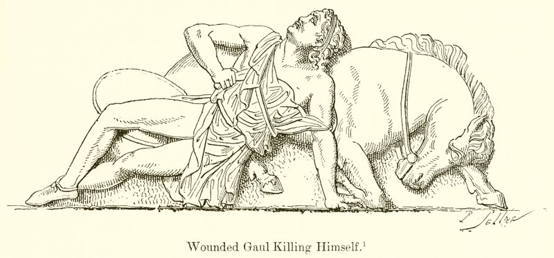 負傷したガリアの殺害 作： 英語学校