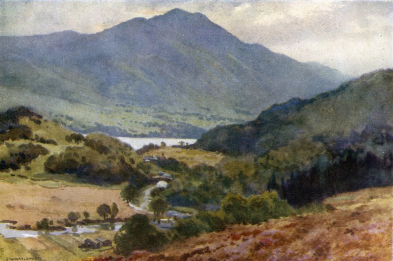 Ben Venue and Loch Achray, Trossachs (カラーリソ) 作： アーネストウィリアムハスレハスト