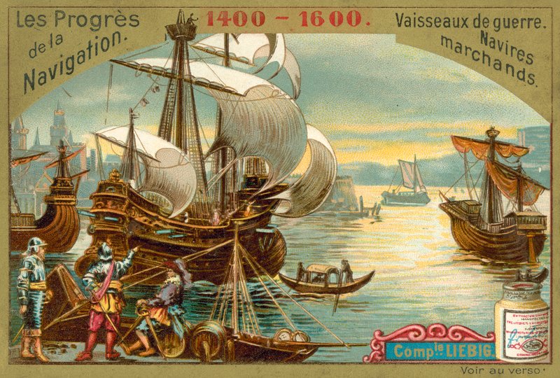 1400〜1600年の商船と軍艦 作： ヨーロピアンスクール