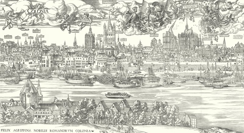 1531年、ケルンのライン川の生命観 作： ヨーロピアンスクール