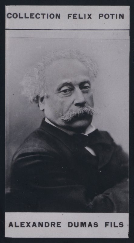 アレクサンドル・デュマ・フィル（1824-1895）（モノクロ写真 作： ヨーロッパの写真家