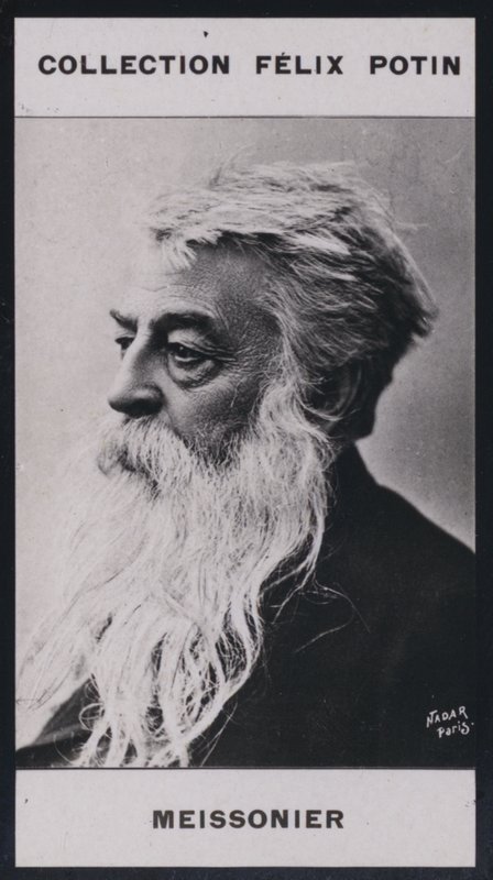 Ernest Meissonnier (1815-1891) (白黒写真) 作： ヨーロッパの写真家