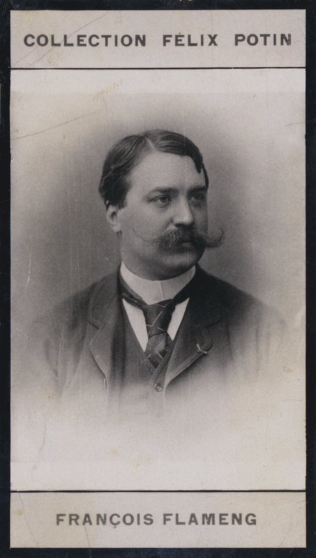 フランソワ・フラメン（1856年）（モノクロ写真 作： ヨーロッパの写真家