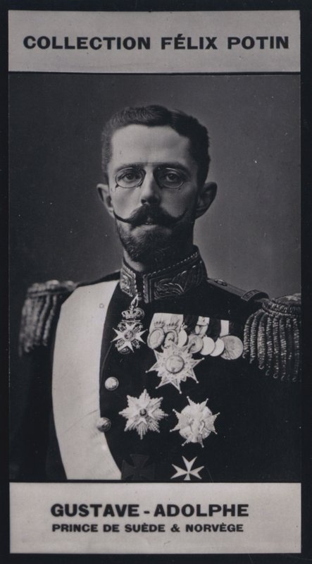 グスタフ・プリンス・ロイヤル・デ・スウェード・エト・ノルヴェーグ（1858年）（モノクロ写真 作： ヨーロッパの写真家