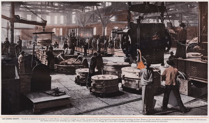 Les Usines Krupp (モノクロ写真) 作： ヨーロッパの写真家