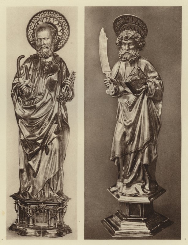 Wohrd near Nurnberg, St Bartholomaus; Aachen, St Petrus (bw/photo) 作： ヨーロッパの写真家