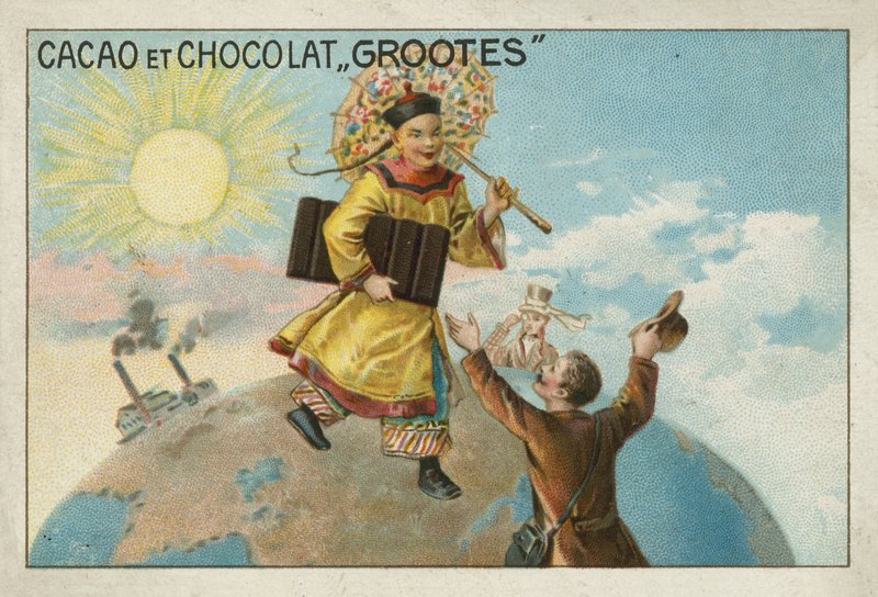 Grootesココアとチョコレートの広告 作： ヨーロピアンスクール