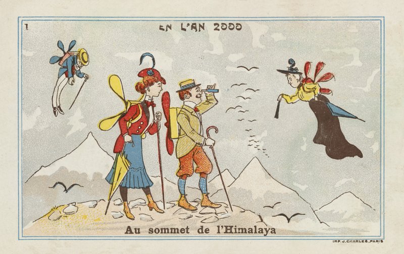 2000年のヒマラヤの頂上で 作： ヨーロピアンスクール