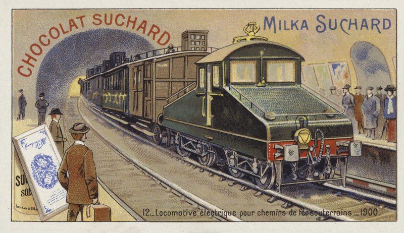 地下鉄道用電気機関車、1900 作： ヨーロピアンスクール