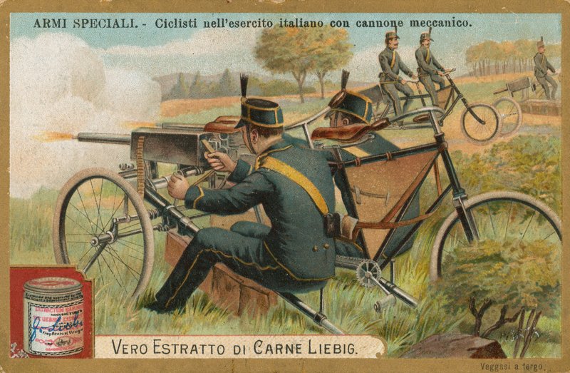 特殊武器、リービッヒ・カード、20世紀初頭（クロモ） 作： ヨーロピアンスクール