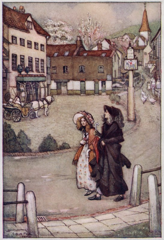 Gaskell夫人によるCranfordのイラスト（カラーリソ） 作： イヴリンポール