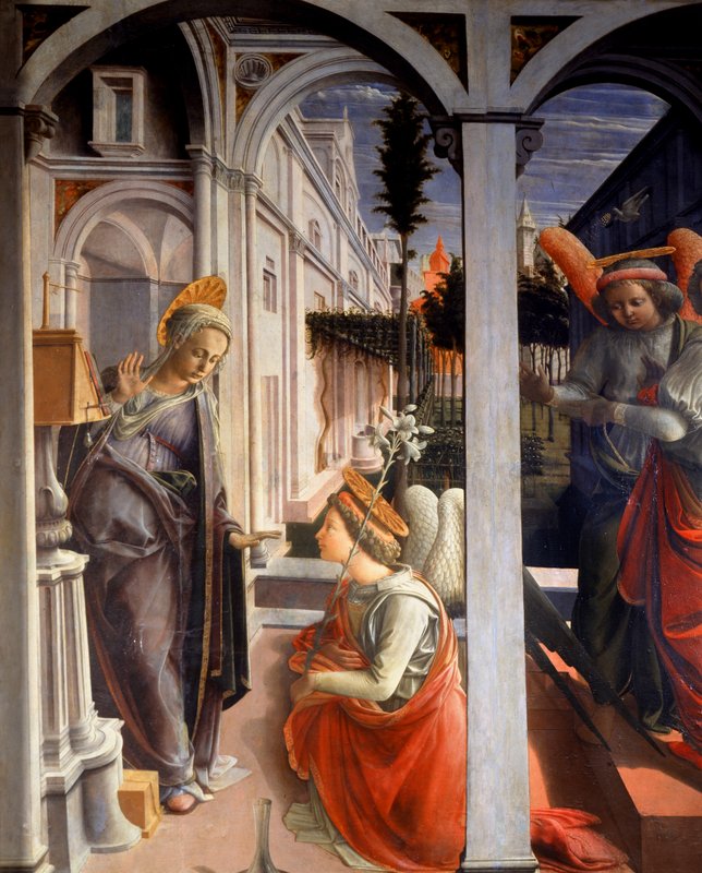 受胎告知 　限定1000部　シリアルナンバー入り Fra_Filippo_Lippi_-