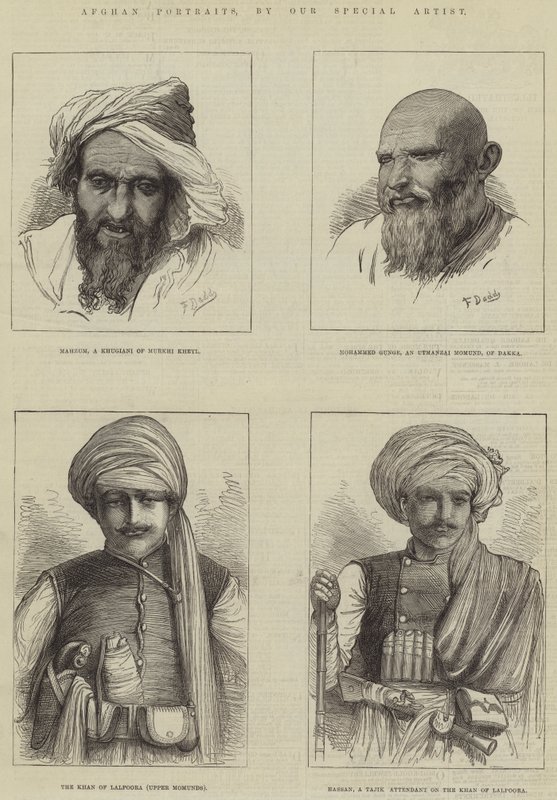 アフガニスタンの肖像画 作： フランク・ダッド