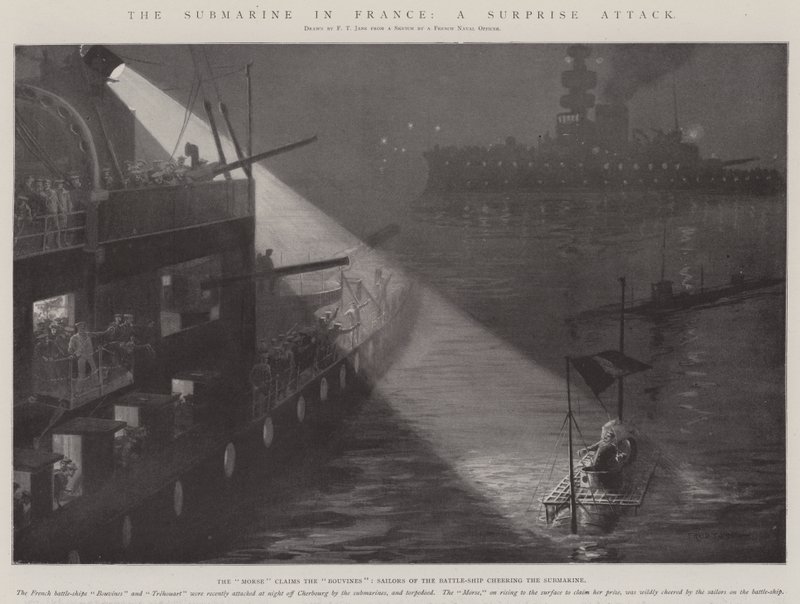 フランスの潜水艦、驚きの攻撃 作： フレッド・T・ジェーン