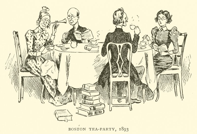ボストンティーパーティー、1893 作： フレデリック・バー・オッパー