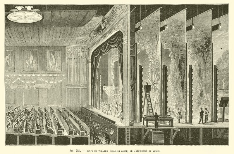 Coupe du Theatre（Salle et Scene）ミュンヘン展 作： フランス語学校