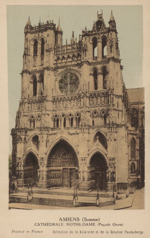 アミアン、ノートルダム大聖堂 作： フランスの写真家