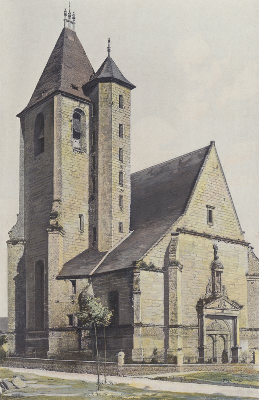 Assier、Church、Ensemble NO 作： フランスの写真家