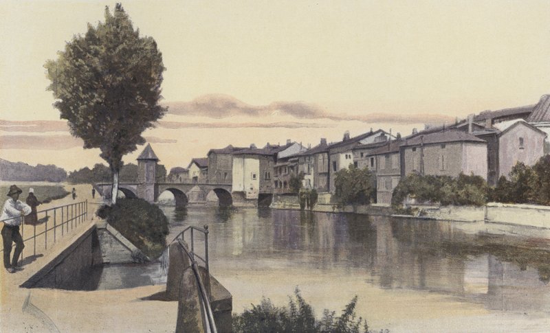 オルナンにあるノートルダム橋、バルルデュック 作： フランスの写真家