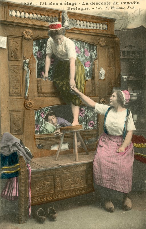 ブルターニュのベッド 作： フランスの写真家