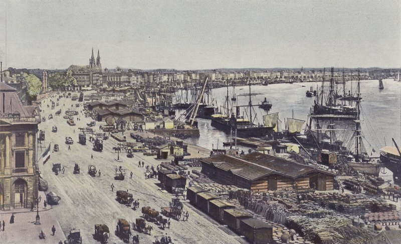 ボルドー、リシュリュー広場、Quais Louis XVIII、Chartrons、Bacalan 作： フランスの写真家
