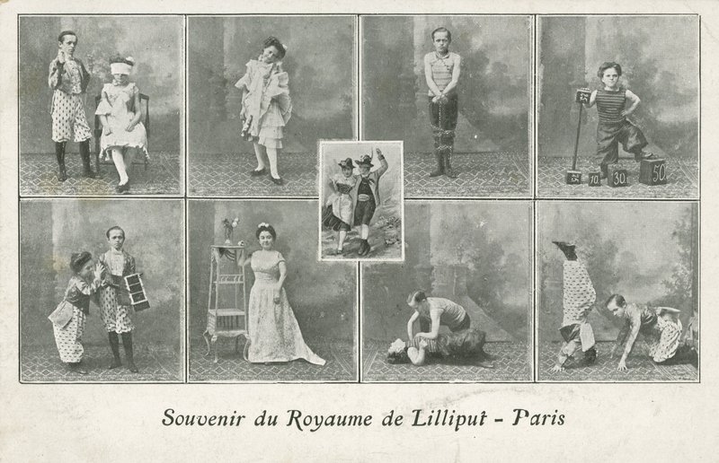 サーカス団（モノクロ写真 作： フランスの写真家