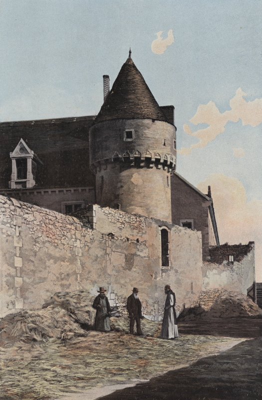 Fongombault、Tour dangle du monastere 作： フランスの写真家