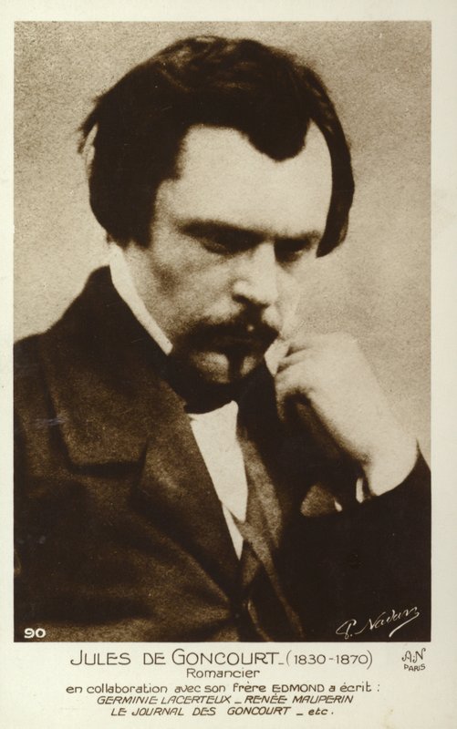 ジュールドゴンクール（1830〜1870年）、フランスの小説家 作： フランスの写真家