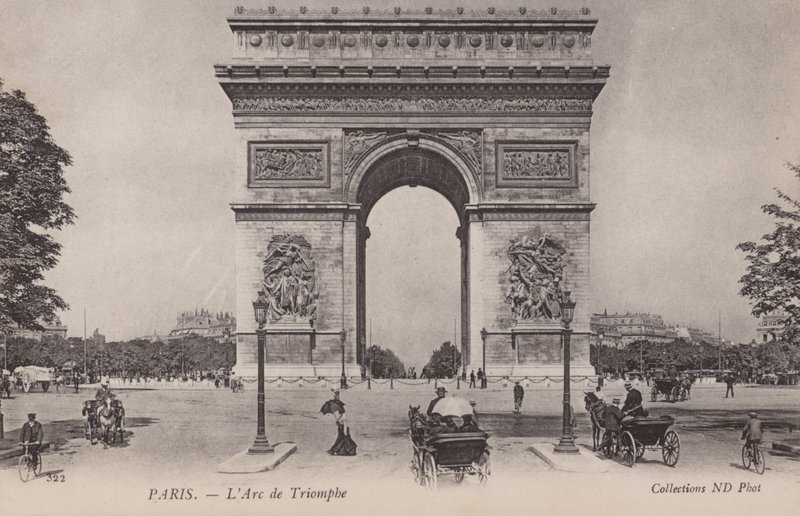 パリ、LArc De Triomphe 作： フランスの写真家