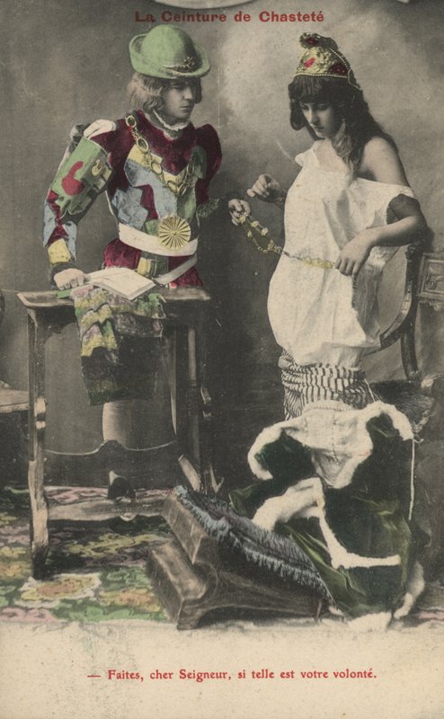 貞操帯 作： フランスの写真家