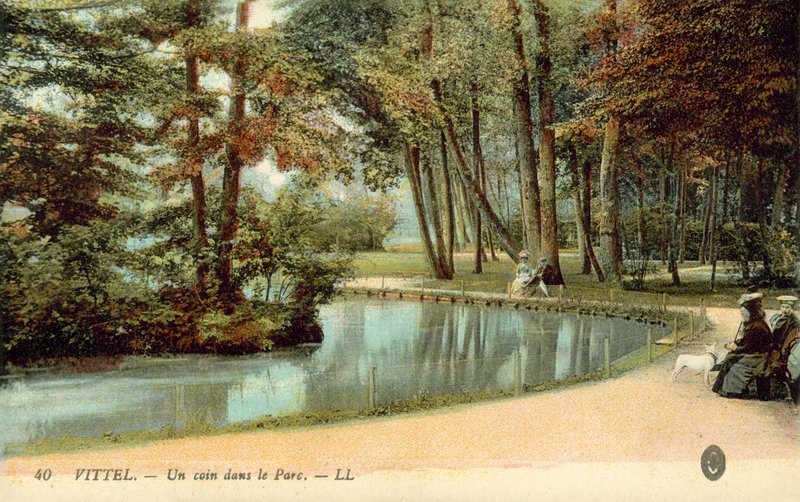 ヴィッテル、公園 作： フランスの写真家