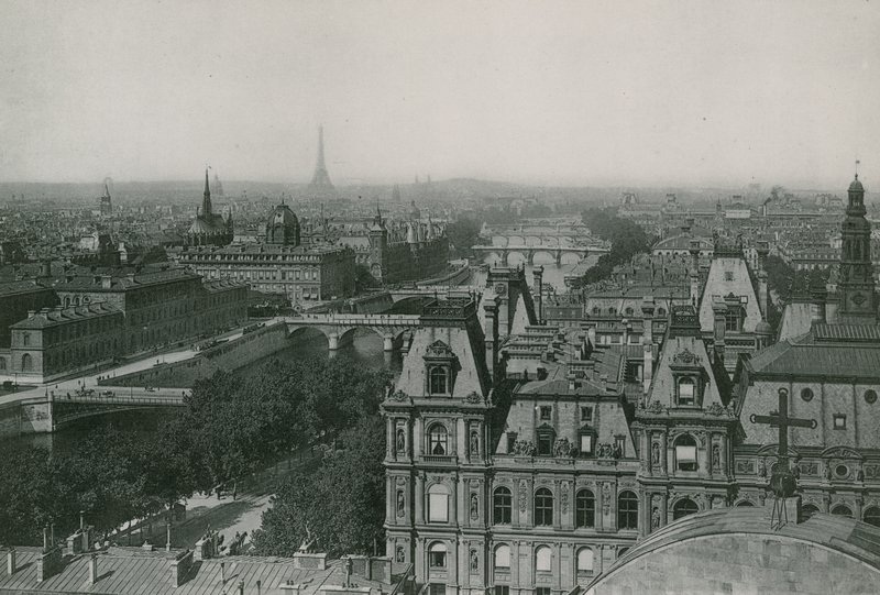 サンジェルヴェからの7つの橋の眺め、サンジェルヴァからの眺め、7つの橋（グラビア） 作： フランスの写真家
