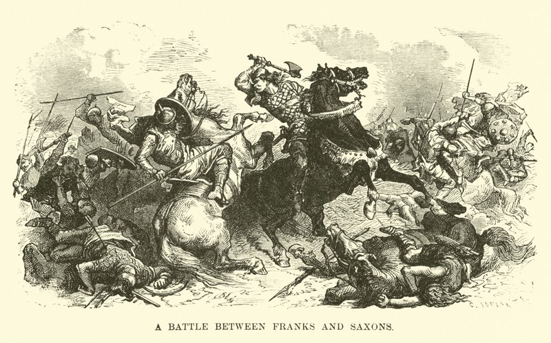フランクとサクソン人の戦い 作： フランス語学校