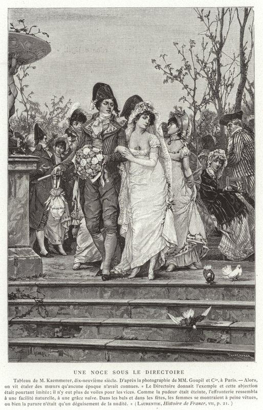 ディレクトリの下の結婚式、フランス革命、1795-1799 作： フランス語学校