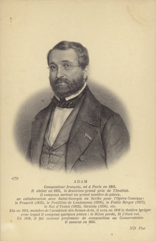 アドルフアダム、フランスの作曲家、音楽評論家（1803〜1856） 作： フランス語学校