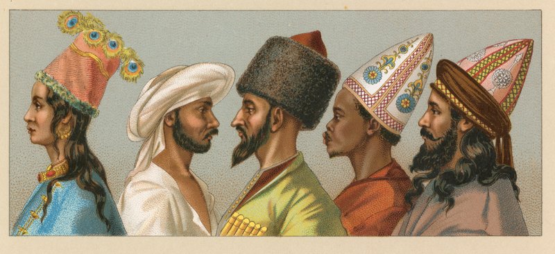アジアのコスチューム 作： フランス語学校