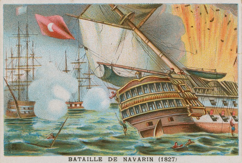 ナバリノの戦い、1827年 作： フランス語学校