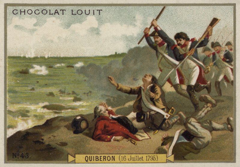 キブロンの戦い、フランス革命戦争、1795年7月16日 作： フランス語学校