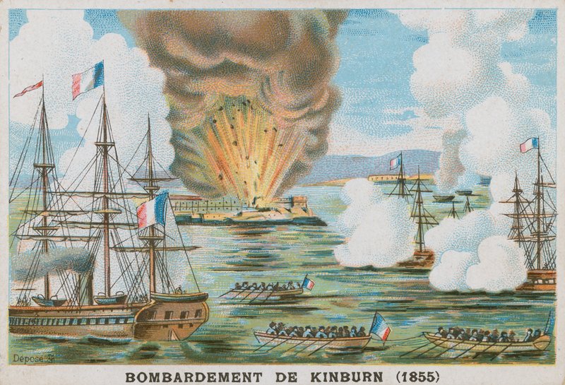 キンバーン爆撃、1855 作： フランス語学校