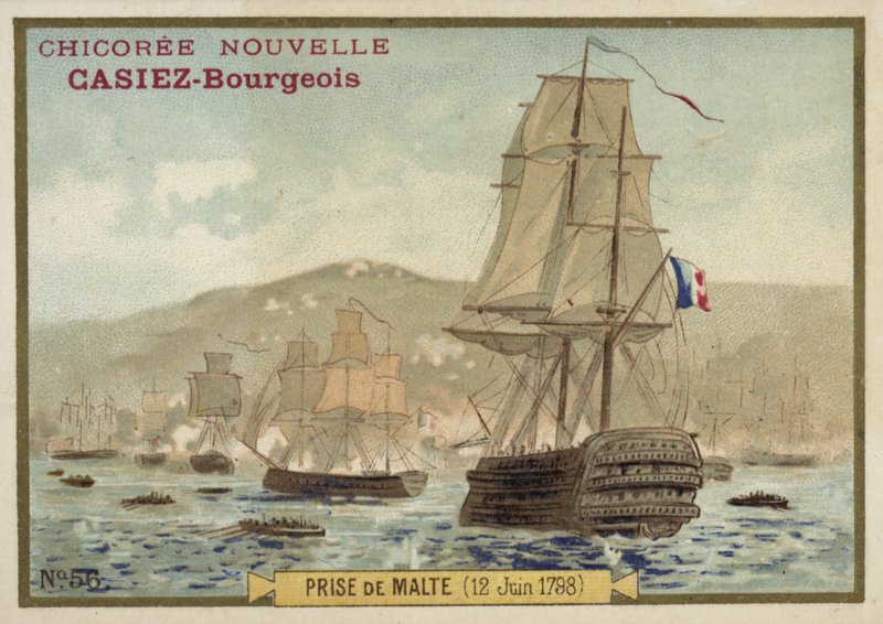 1798年6月12日、フランスによるマルタの捕獲 作： フランス語学校