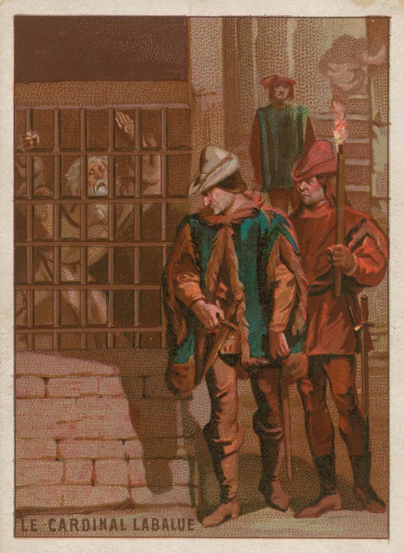 1469年に刑務所にいるジャンラバルー枢機卿 作： フランス語学校