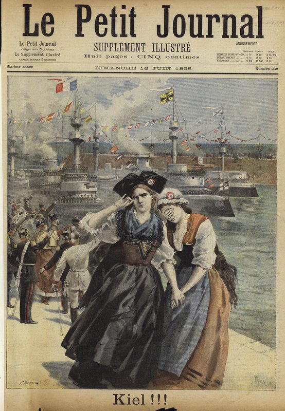 ルプチジャーナルの表紙、1895年6月16日 作： フランス語学校