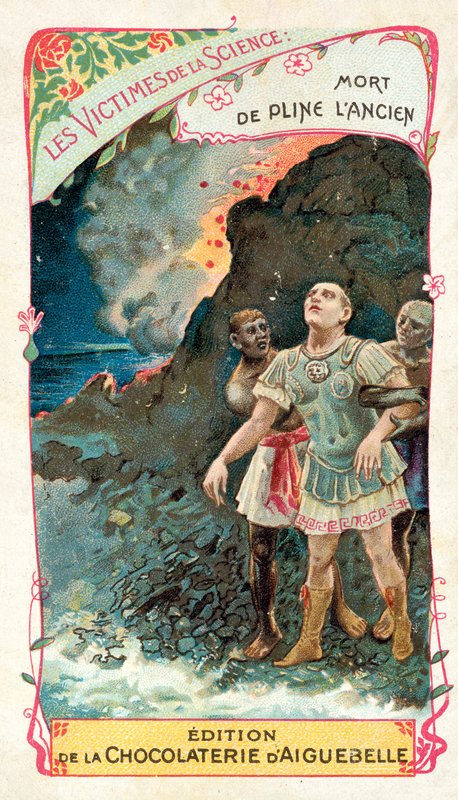 ベスビオ火山の噴火によるプリニー長老の死、79 作： フランス語学校